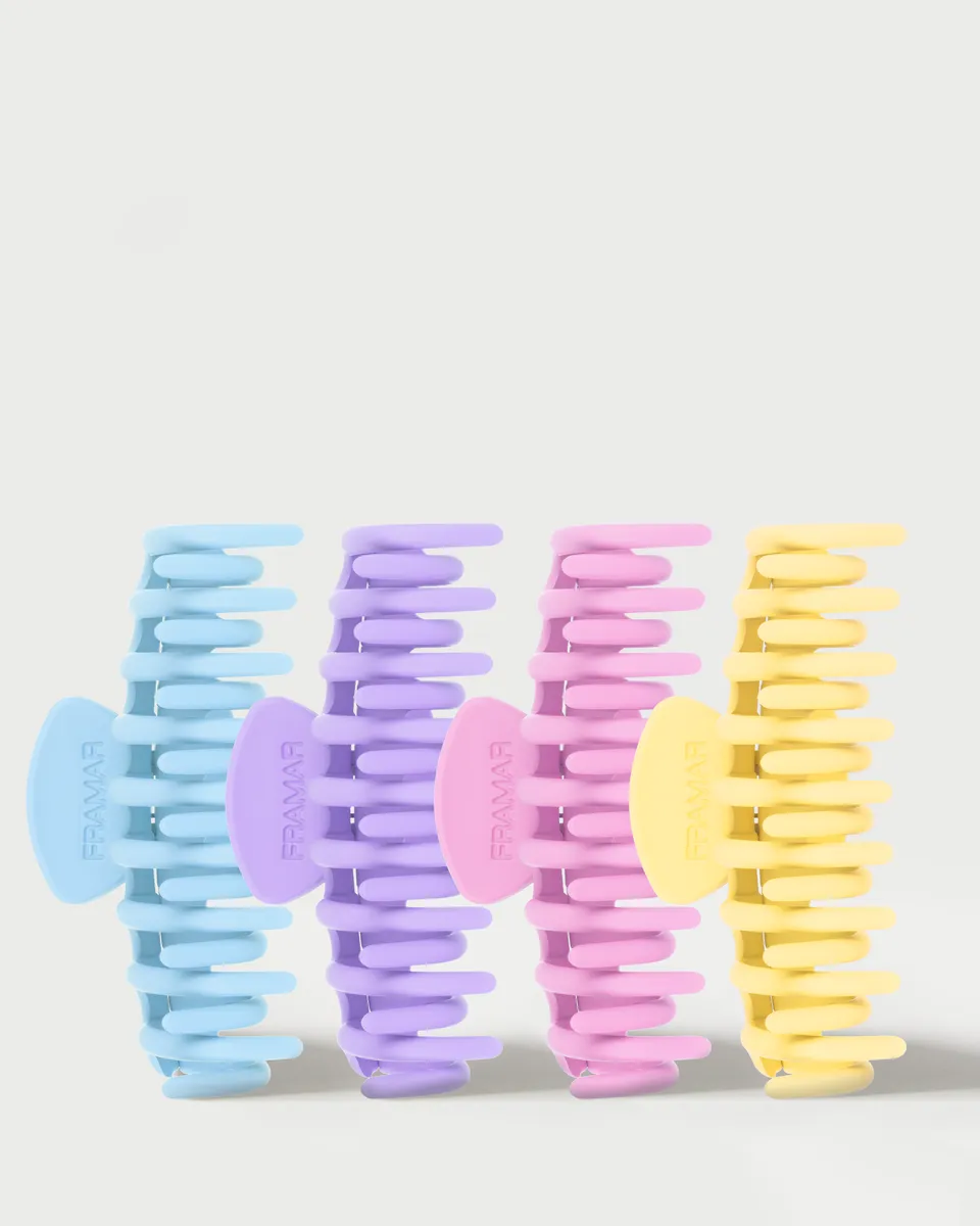 framar-claw-clips-pastel-4-pezzi-opachi image 1