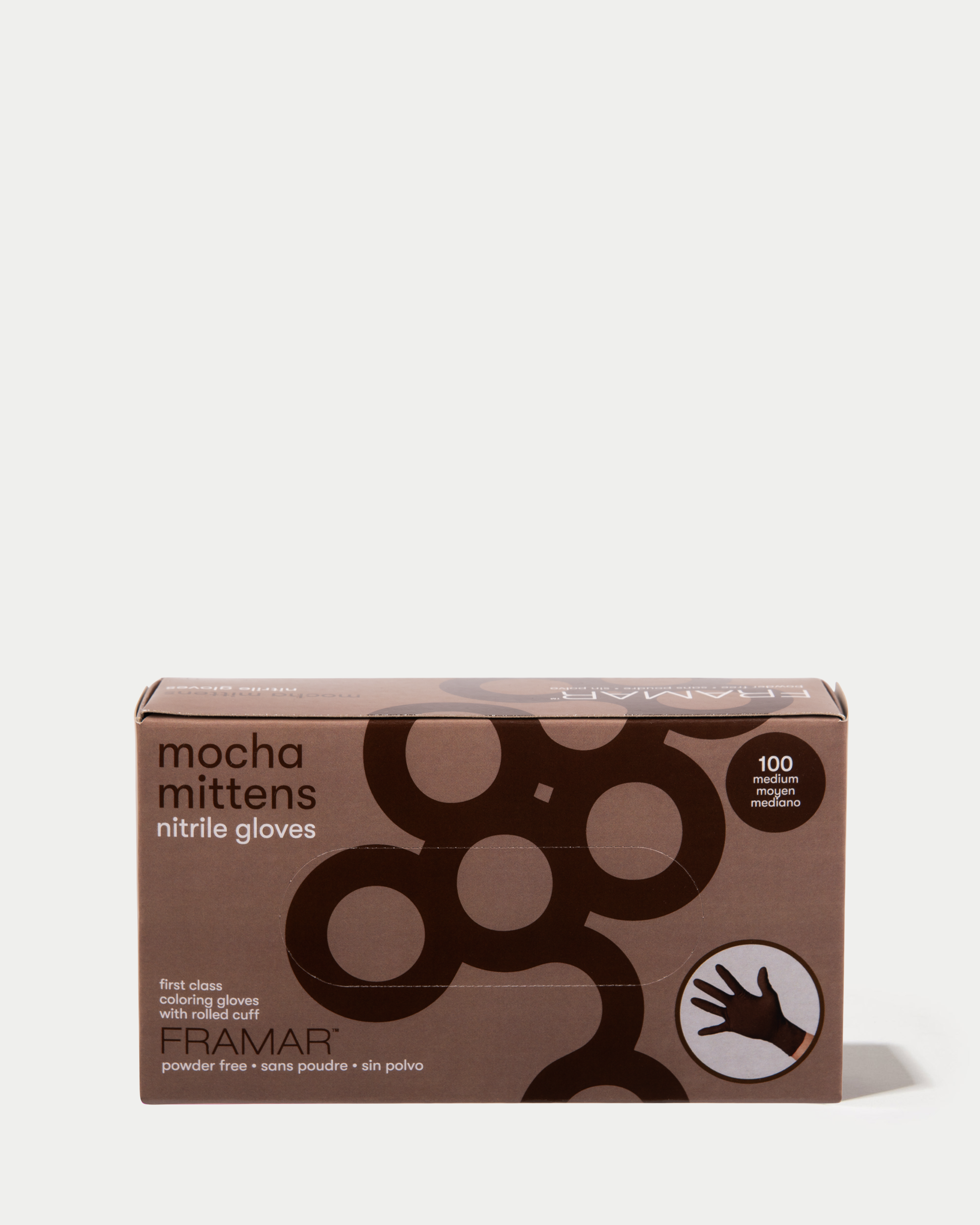 framar-mocha-mittens-guanti-in-nitrile-mocha-100-pezzi image 1