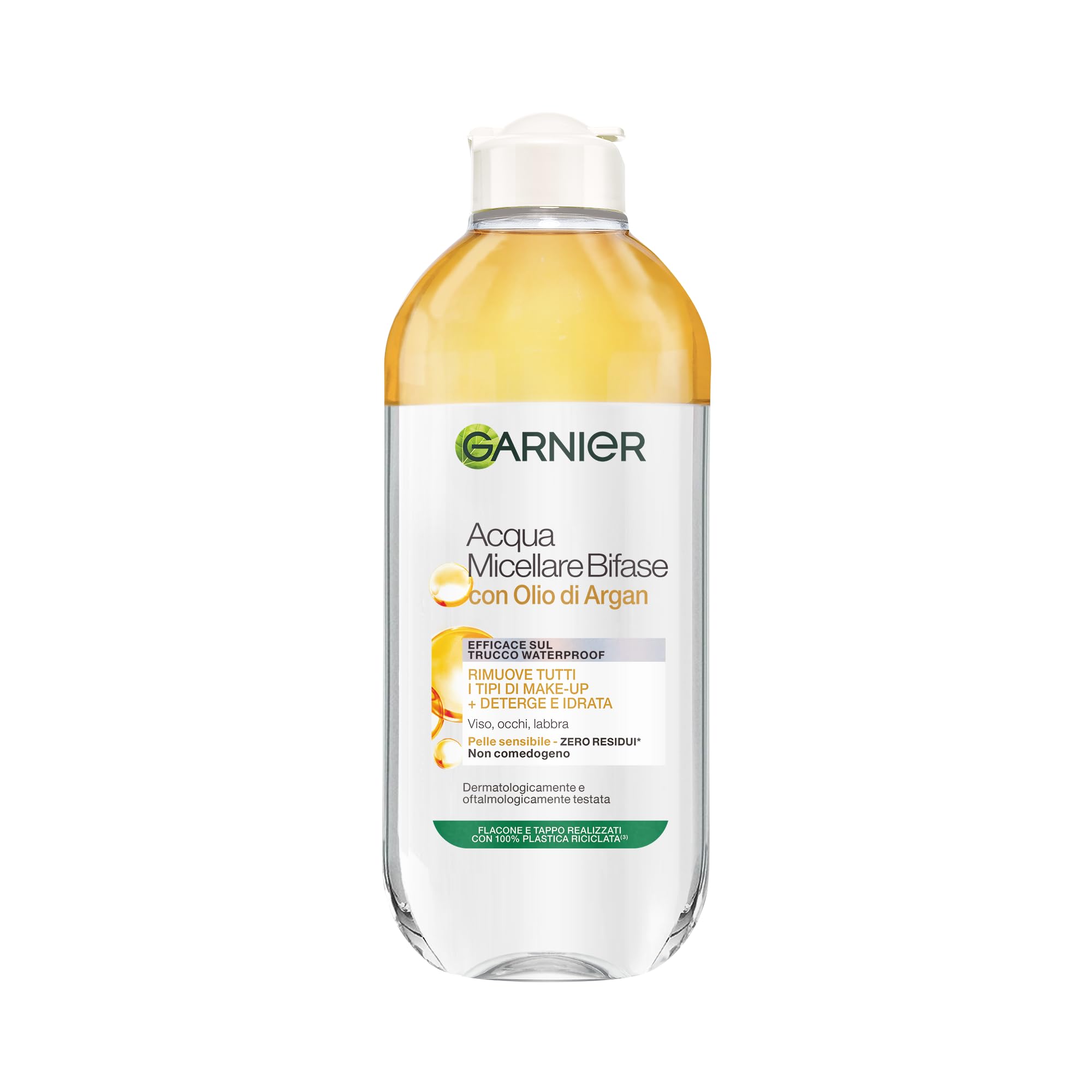 garnier-acqua-micellare-bifase-con-olio-di-argan-waterproof-400-ml image 1