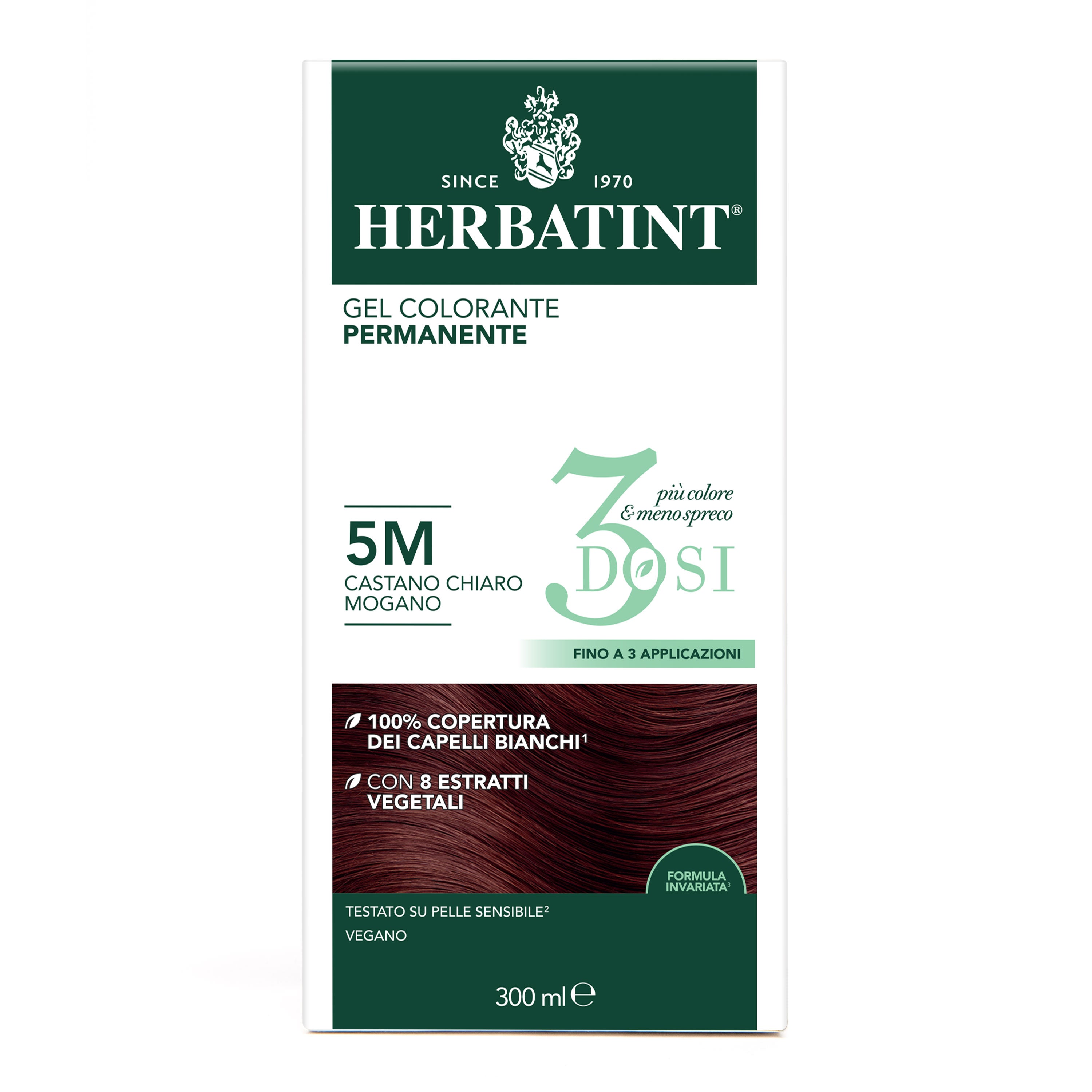 herbatint-gel-colorante-permanente-3dosi-5m-castano-chiaro-mogano-300-ml image 3