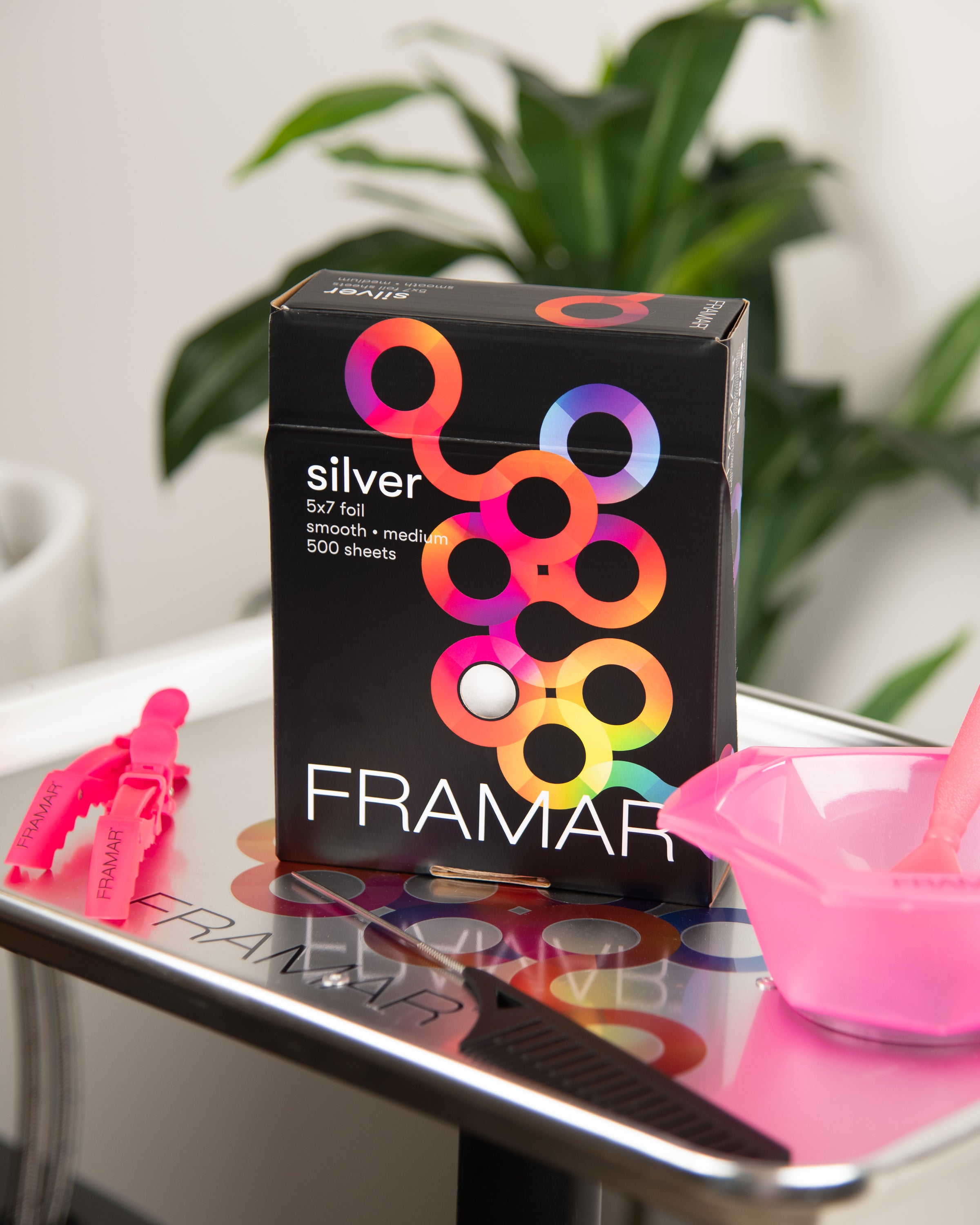 framar-star-struck-silver-fogli-alluminio-pre-tagliati-medium-lisci-5x7 image 4
