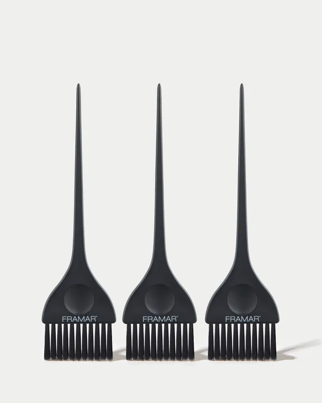 framar-classic-color-brush-set-matte-black-3-pezzi image 1
