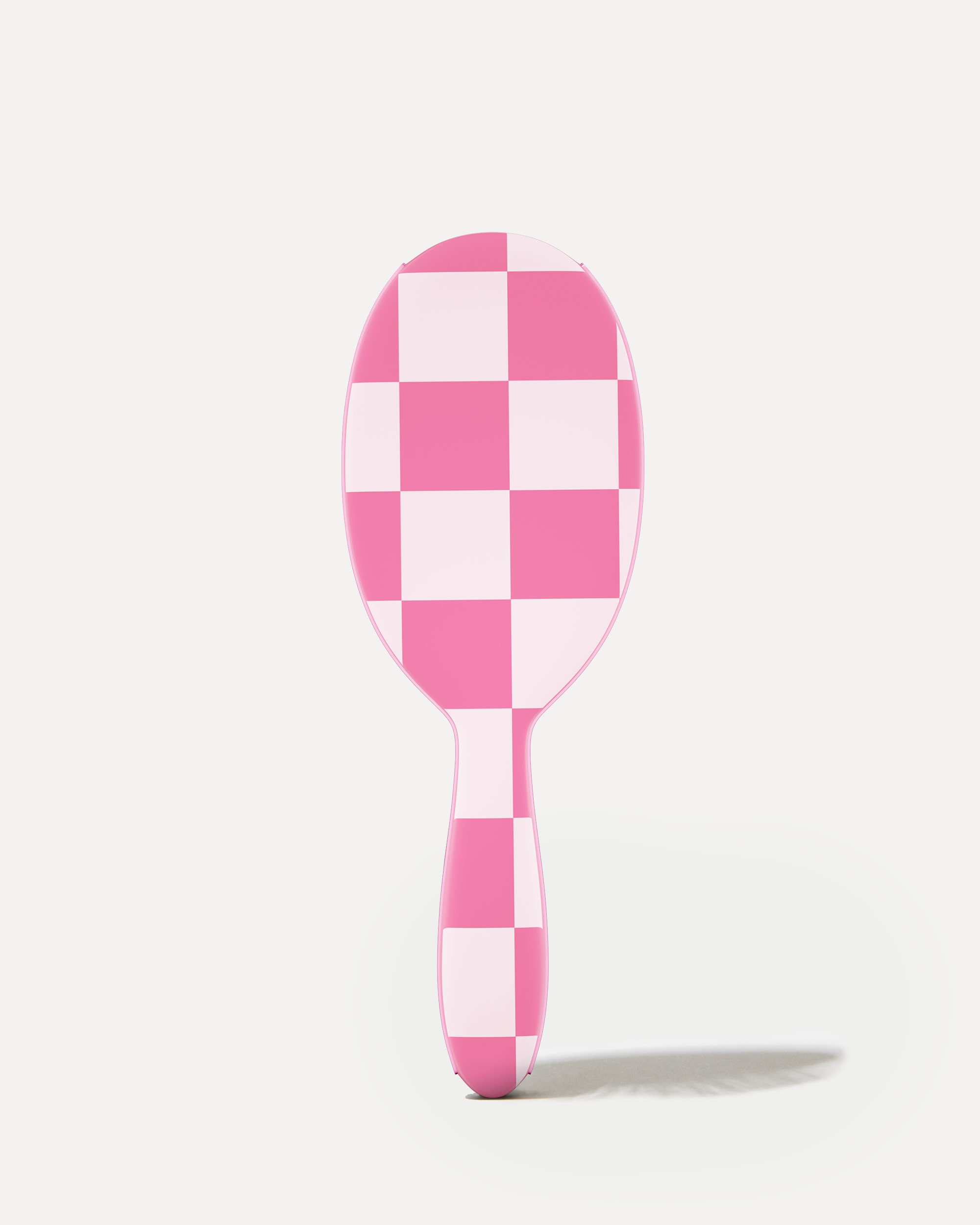 framar-checked-out-pink-detangle-brush-spazzola-districante-quadretti image 2