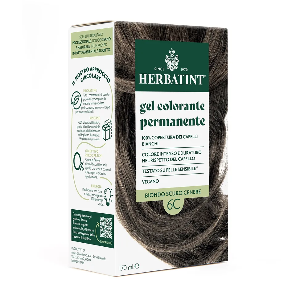 herbatint-gel-colorante-permanente-6c-biondo-scuro-cenere-170-ml image 1