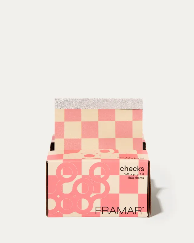 framar-beige-pink-checks-pop-up-foil-5x11-500-fogli image 1