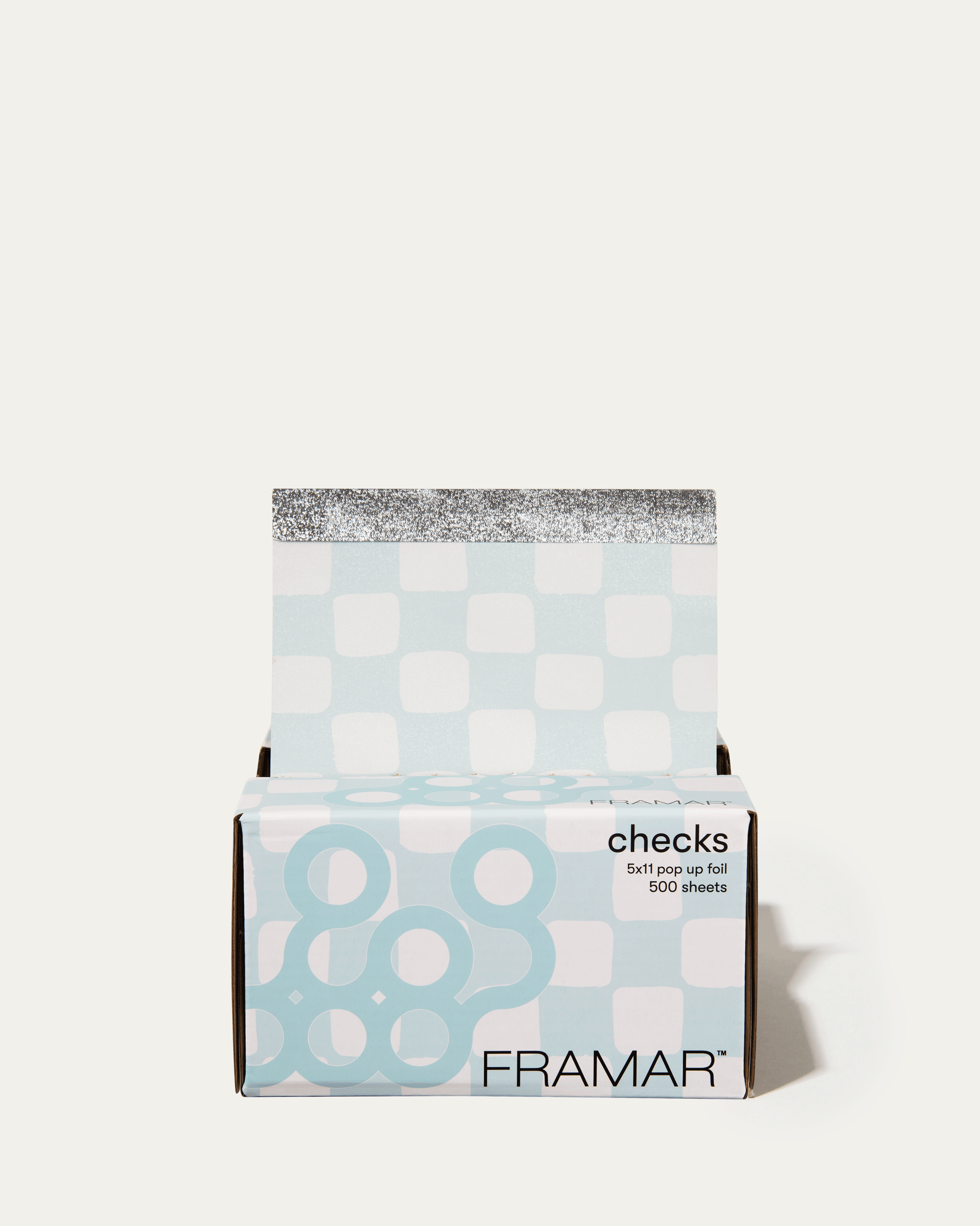 framar-5x11-pop-up-foil-500-fogli-light-blue-check image 1