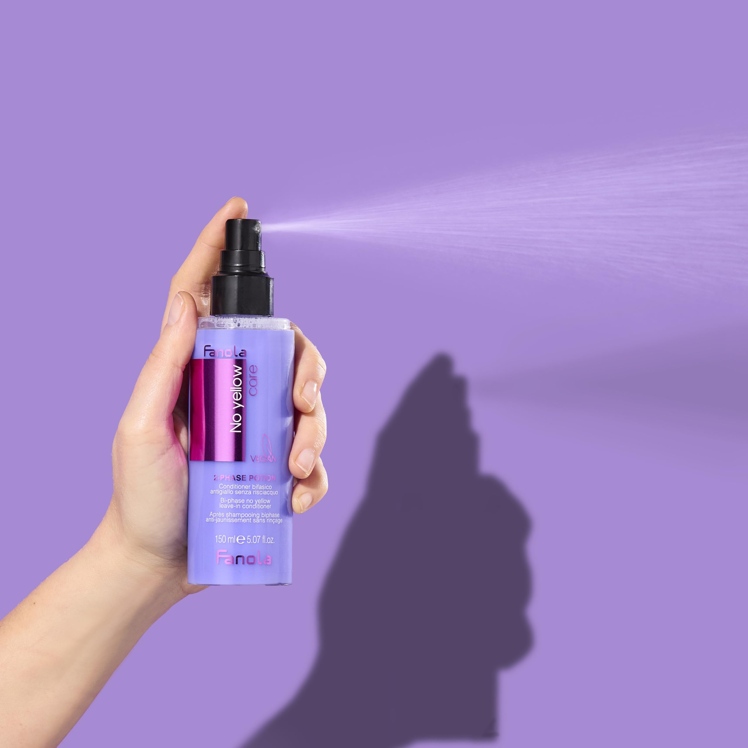 fanola-no-yellow-bi-phase-leave-in-conditioner-spray-150-ml image 5