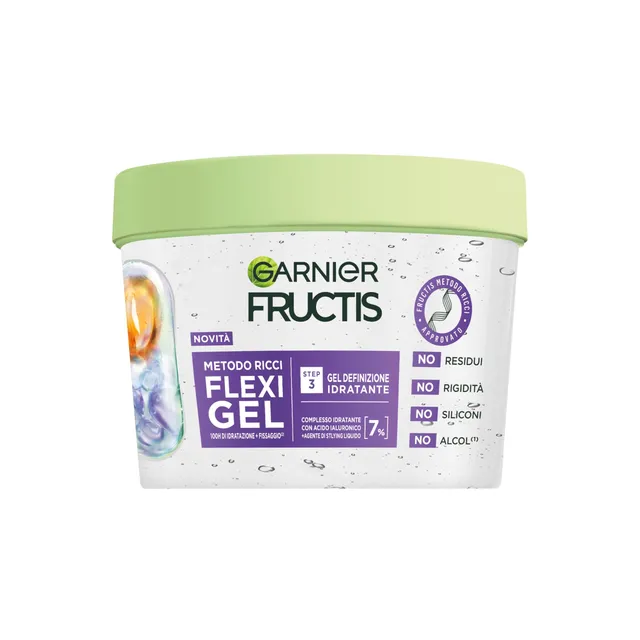 garnier-fructis-metodo-ricci-flexi-gel-per-onde-boccoli-e-ricci-370-ml image 1