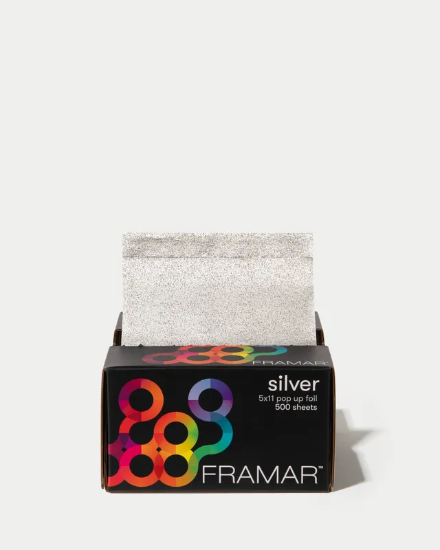 framar-star-struck-silver-pop-up-foil-fogli-alluminio-pre-tagliati-5x11-500-pezz image 1