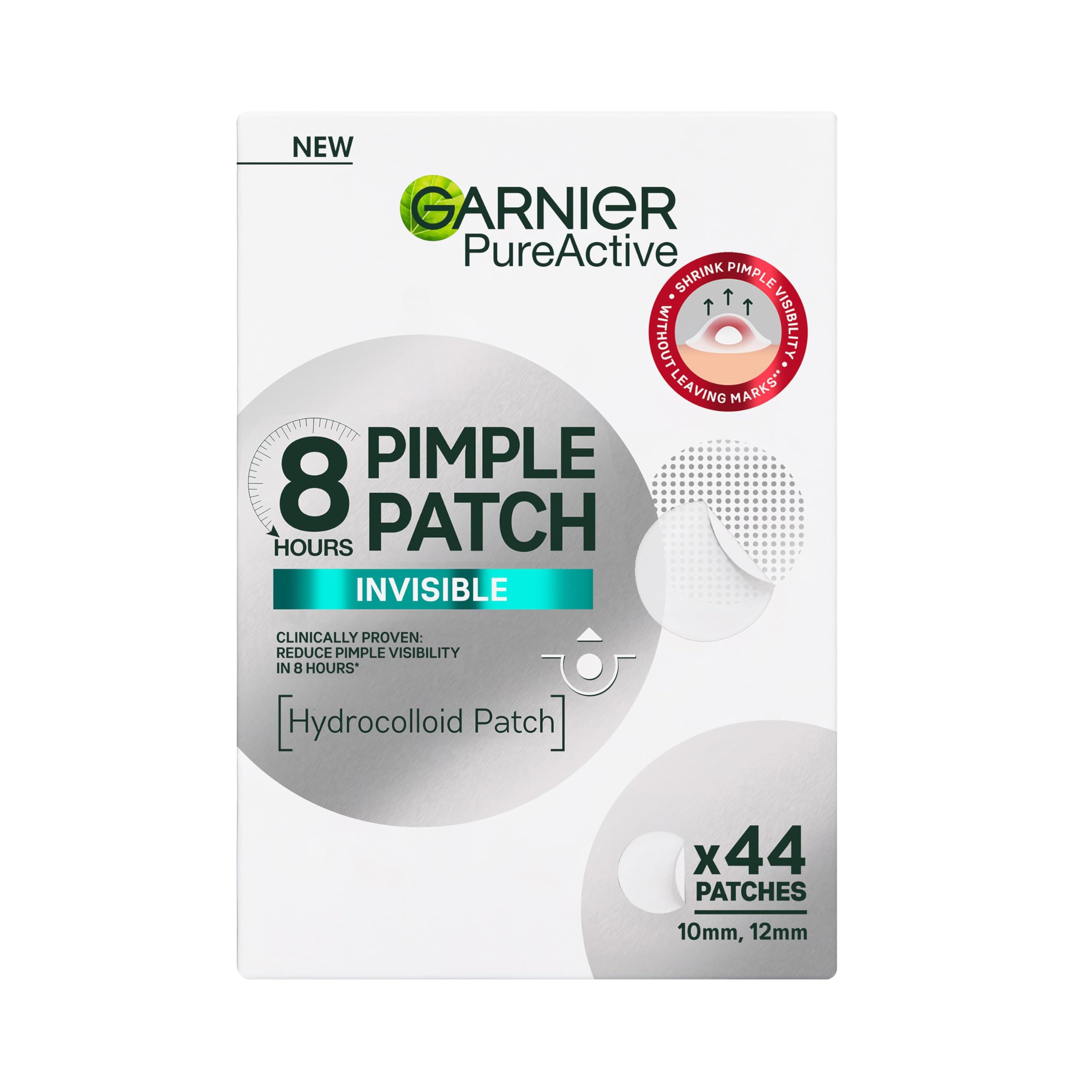 garnier-pure-active-pimple-patch-44-cerotti-idrocolloidali-viso-invisibili image 1