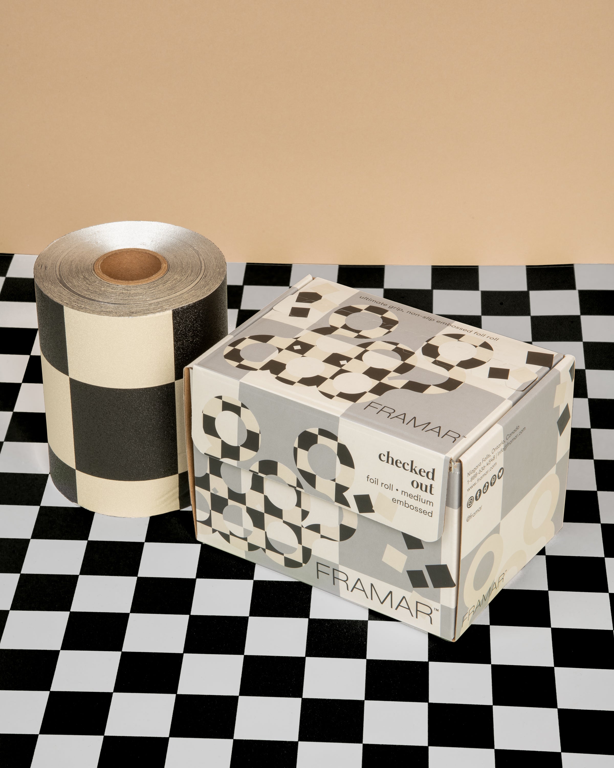 framar-checked-out-foglio-alluminio-embossed-roll-320-ft image 3