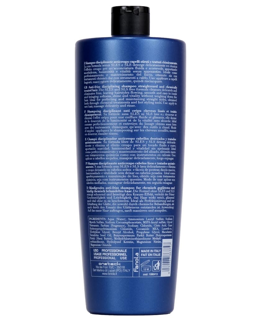 fanola-keraterm-shampoo-cheratina-1000-ml-disciplinante-anti-crespo image 2