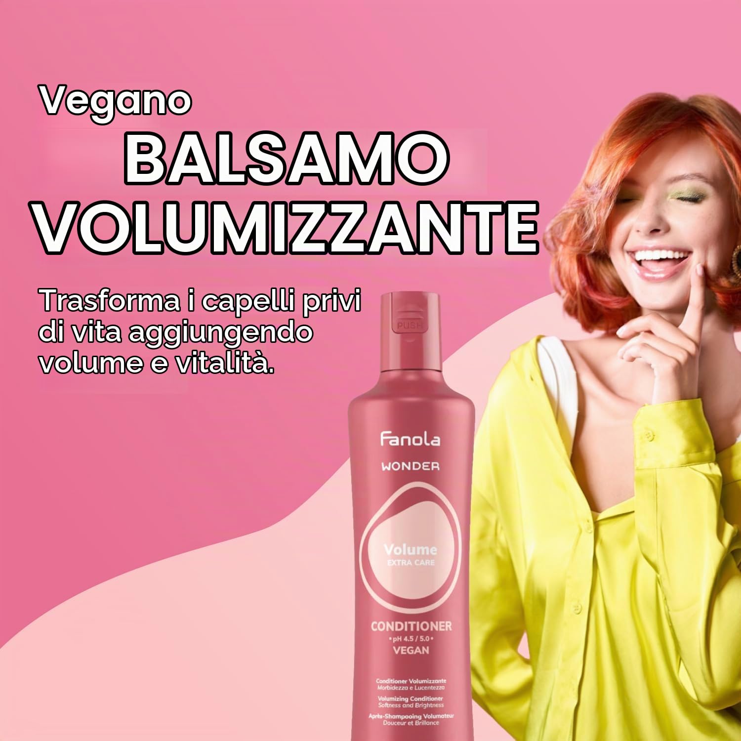 fanola-wonder-volume-conditioner-volumizzante-capelli-1000-ml image 2