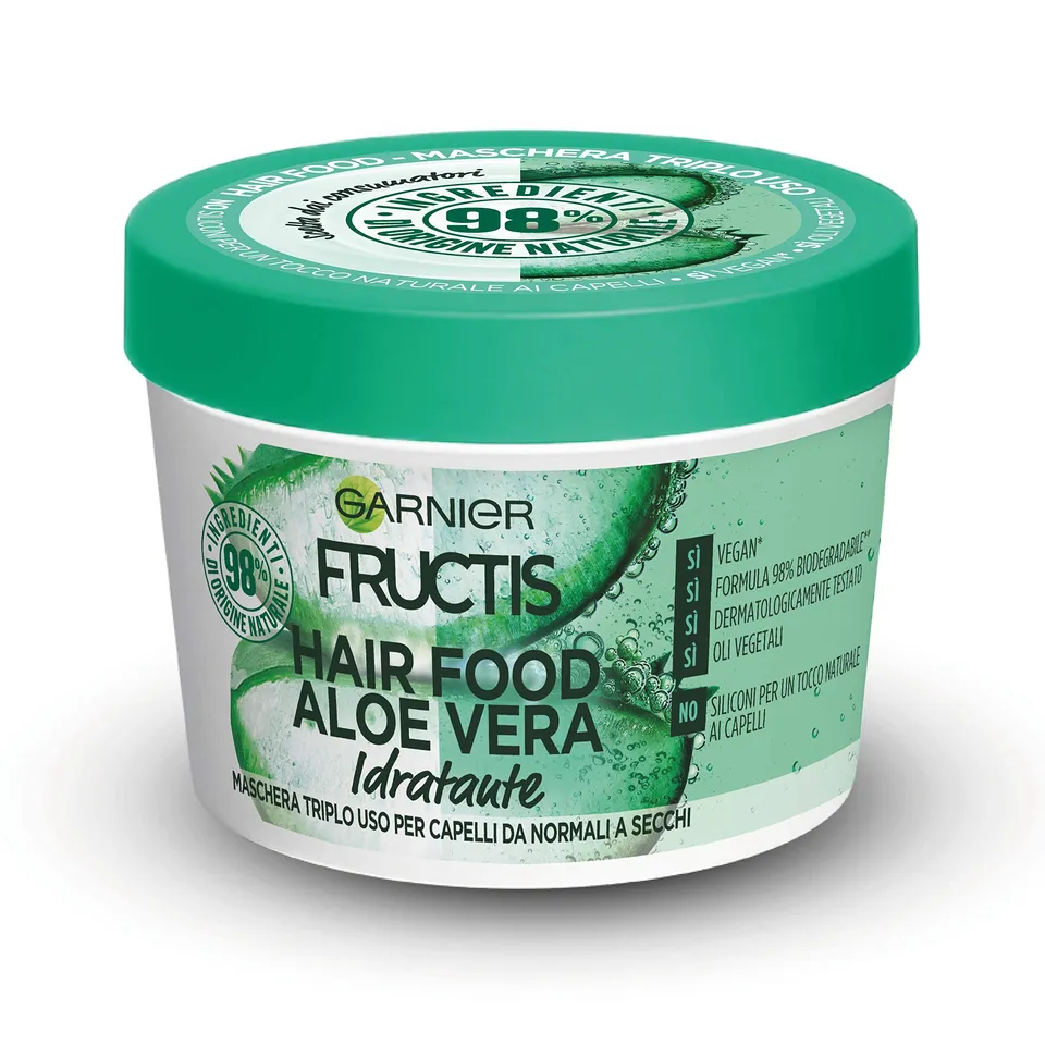 garnier-hair-food-aloe-vera-maschera-capelli-3-in-1-idratante-390-ml image 1