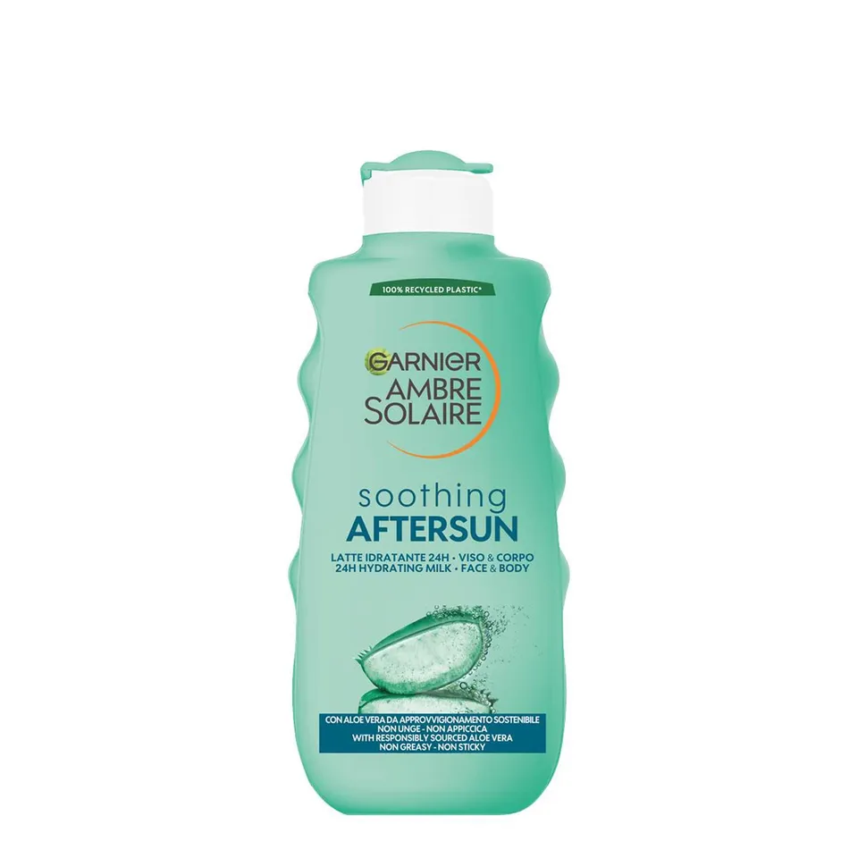 garnier-ambre-solaire-latte-doposole-viso-e-corpo-aloe-vera-200-ml image 1