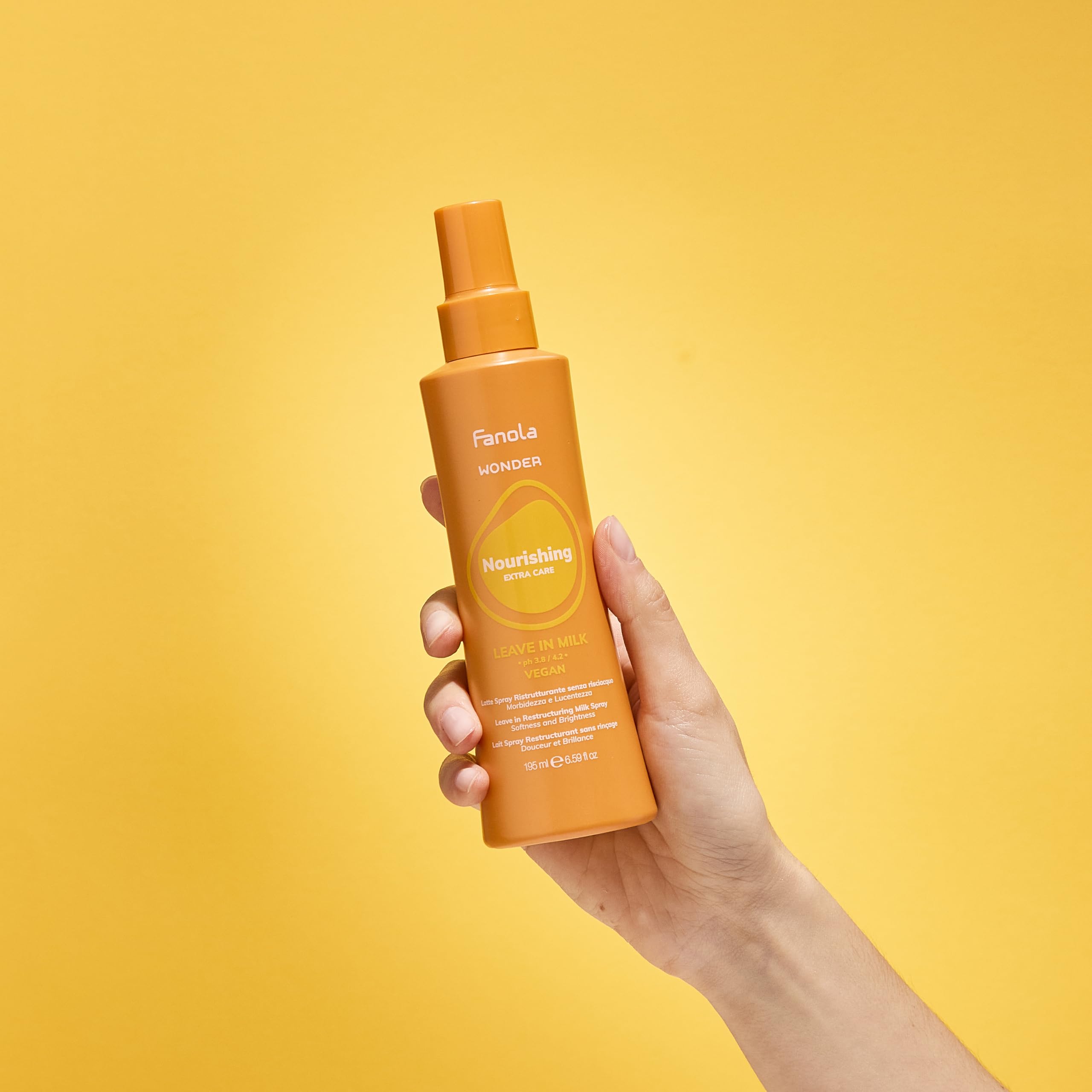 fanola-wonder-nourishing-latte-spray-ristrutturante-capelli-195-ml image 5