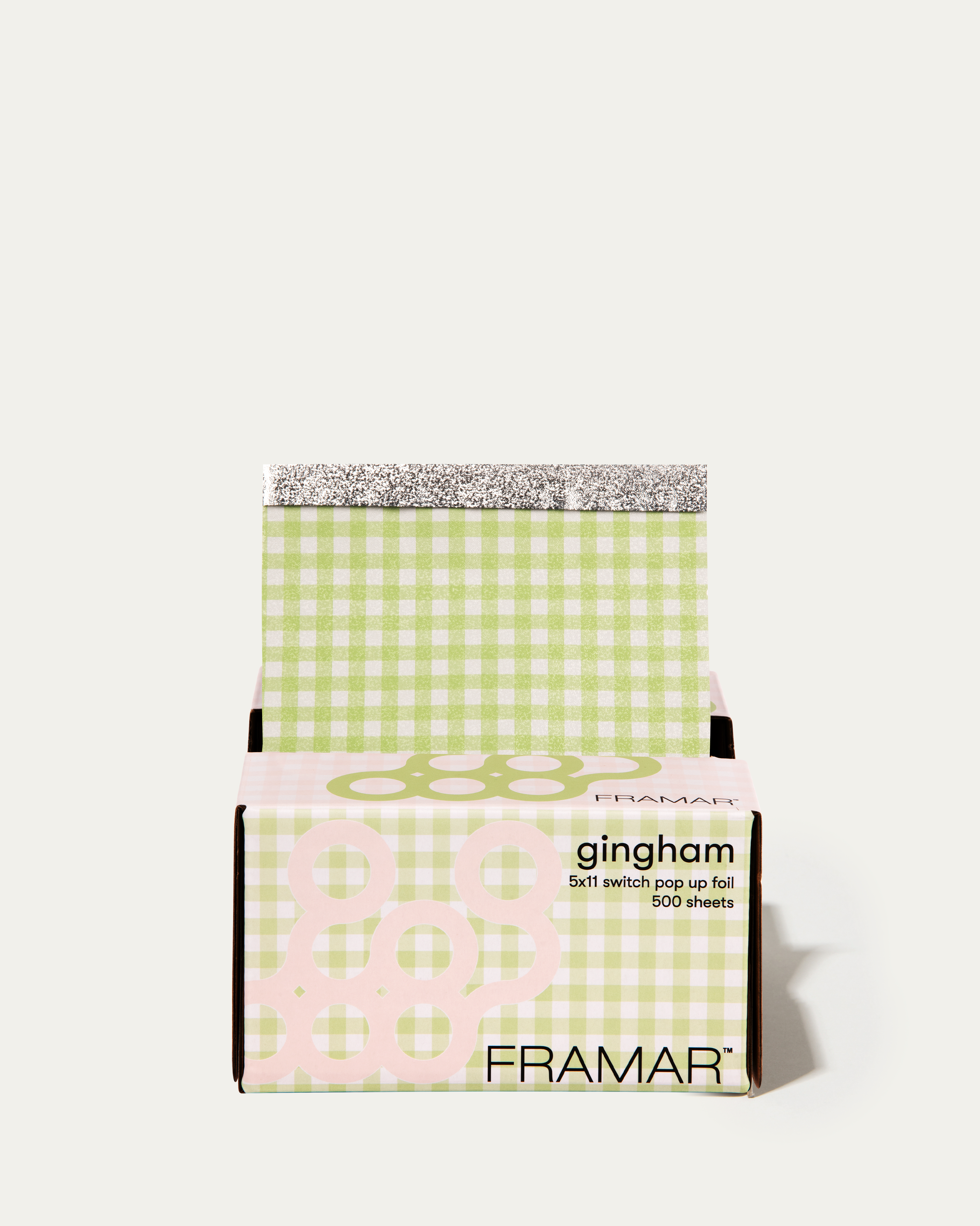 framar-pink-green-gingham-switch-pop-up-foil-5x11-500-fogli image 2