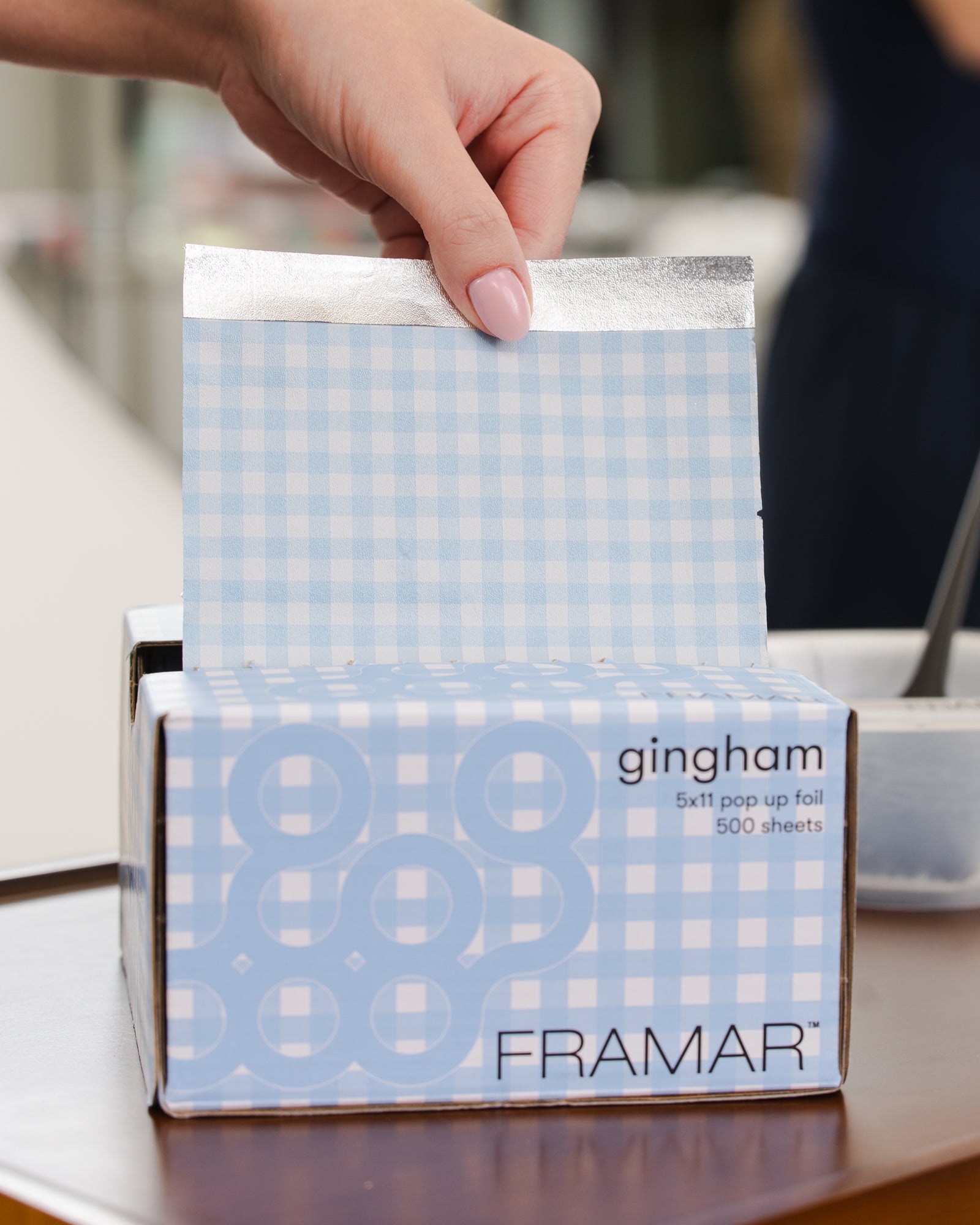 framar-5x11-pop-up-foil-blue-gingham image 4