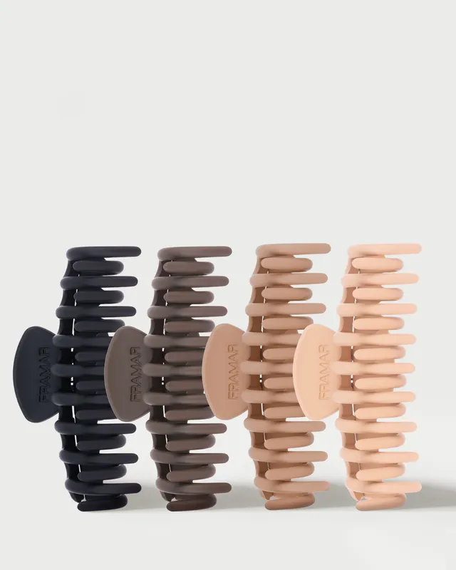 framar-claw-clips-neutral-mollette-a-granchio-grandi-opache-4pz image 1