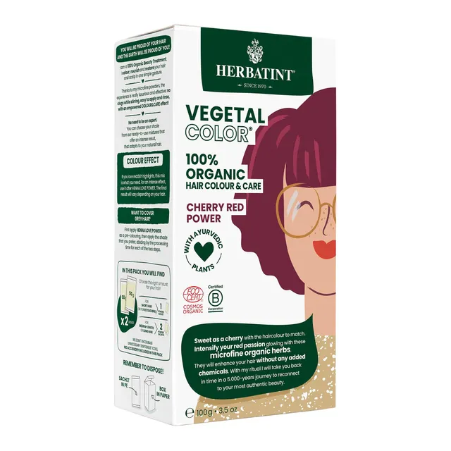 herbatint-vegetal-color-cherry-red-power-ciliegia-colorazione-vegetale-100-gr image 1