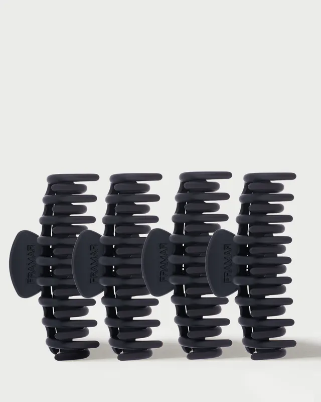 framar-claw-clips-black-4-pezzi-mollette-a-pinza-nere-opache image 1