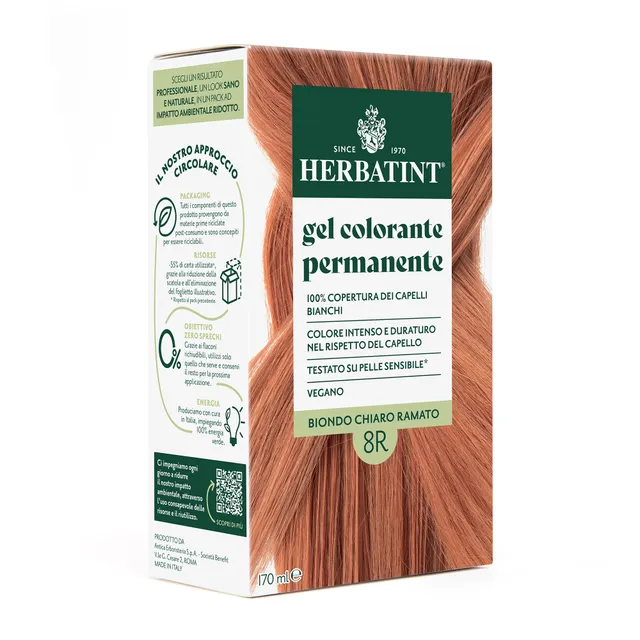herbatint-gel-colorante-permanente-8r-biondo-chiaro-ramato-170-ml image 1