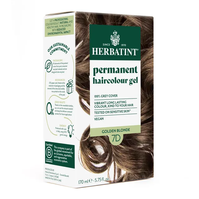 herbatint-gel-colorante-permanente-7d-biondo-dorato-170-ml image 1
