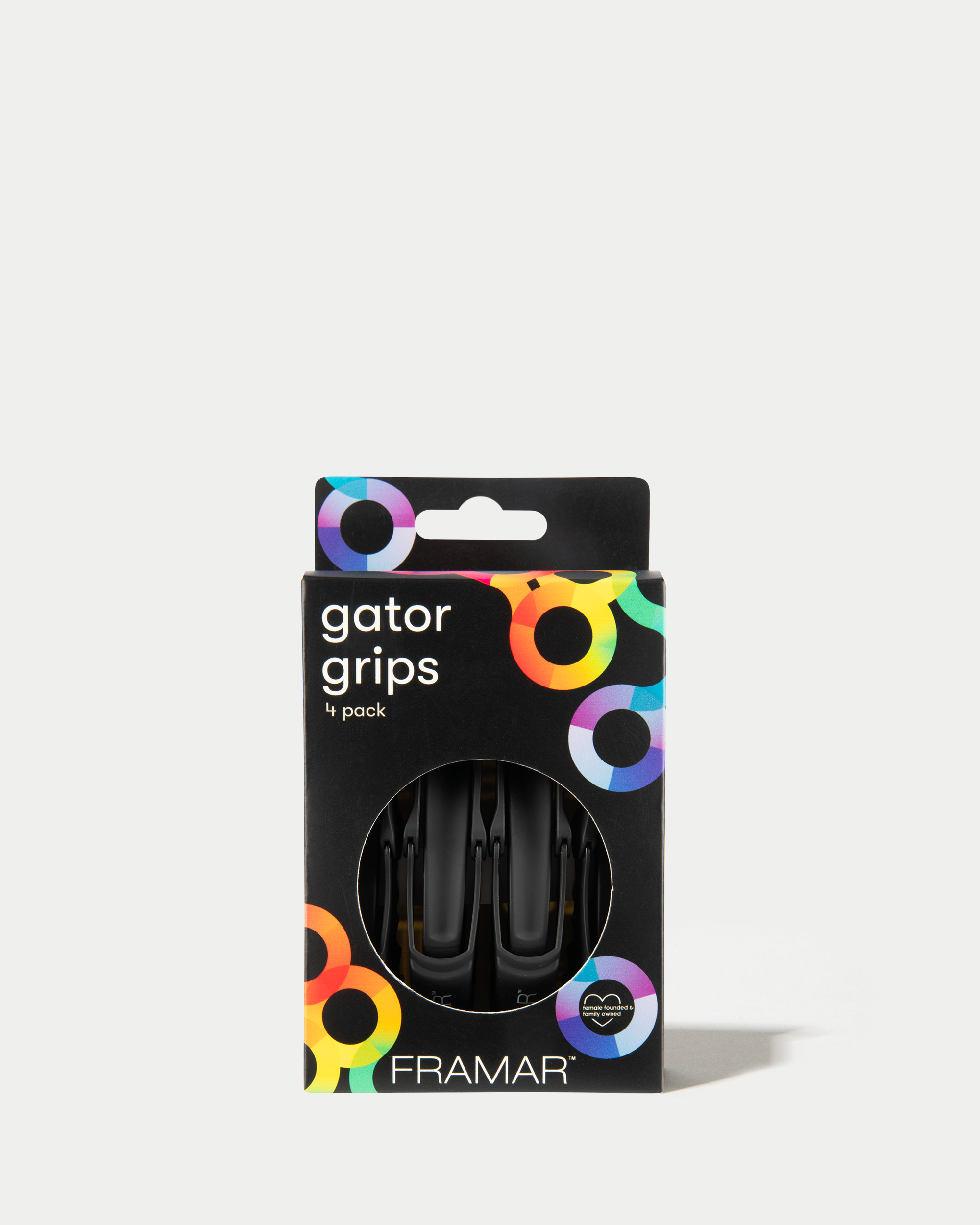 framar-gator-grip-clips-black-mollette-a-bec-d-oca-antiscivolo-4-pz image 5