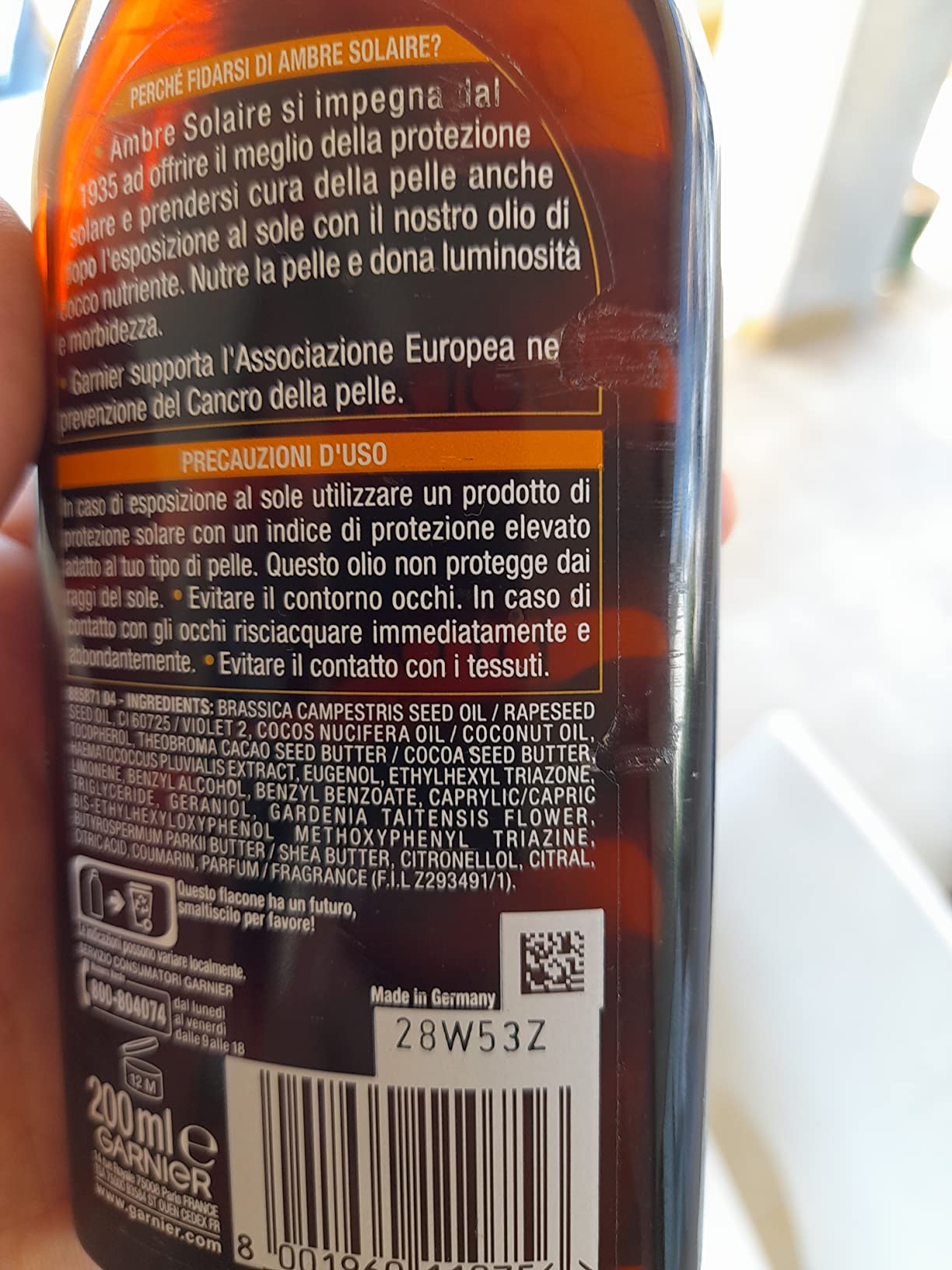Pelle nutrita e super abbronzata