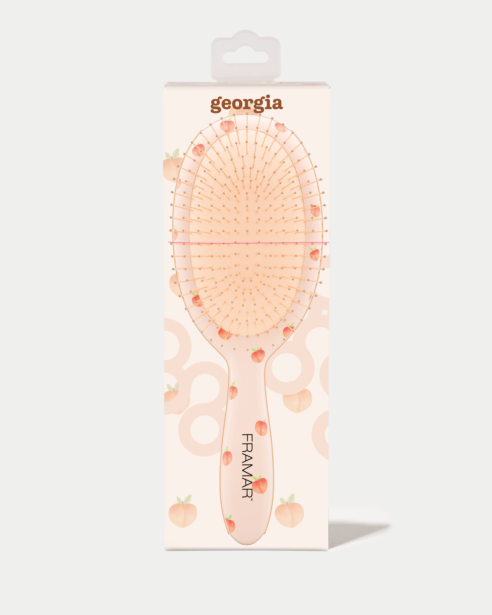 framar-peach-please-georgia-detangle-brush-spazzola-districante image 3