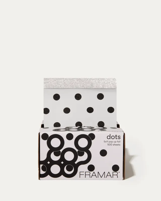framar-5x11-pop-up-foil-black-white-dots image 1