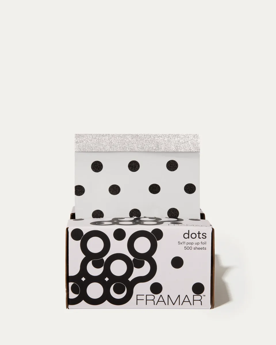 framar-5x11-pop-up-foil-black-white-dots image 1