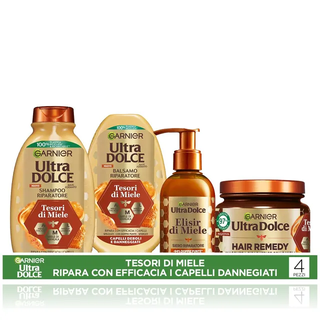 garnier-ultra-dolce-tesori-di-miele-routine-riparatrice-4-pezzi image 1