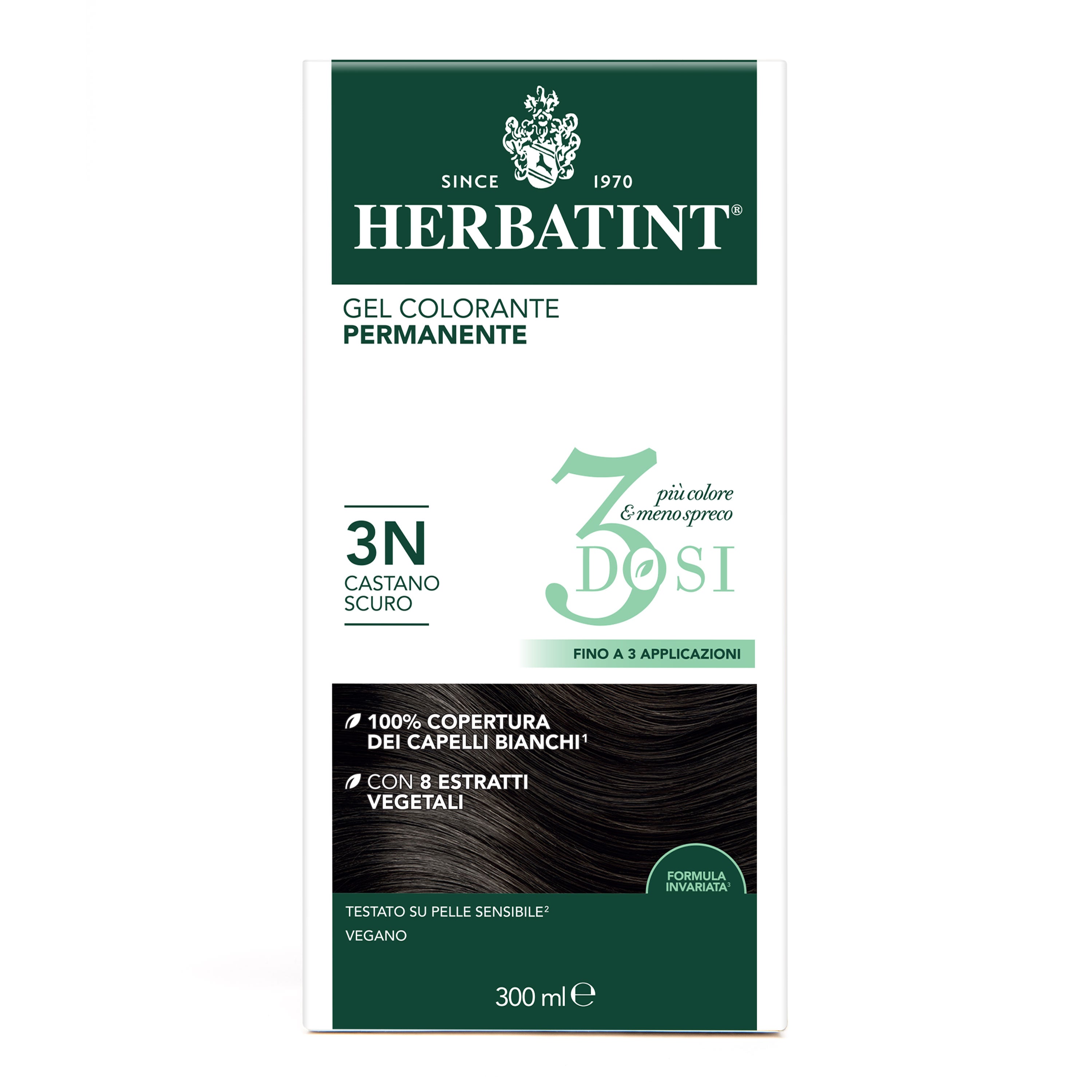 herbatint-gel-colorante-permanente-3-dosi-3n-castano-scuro-300-ml image 3