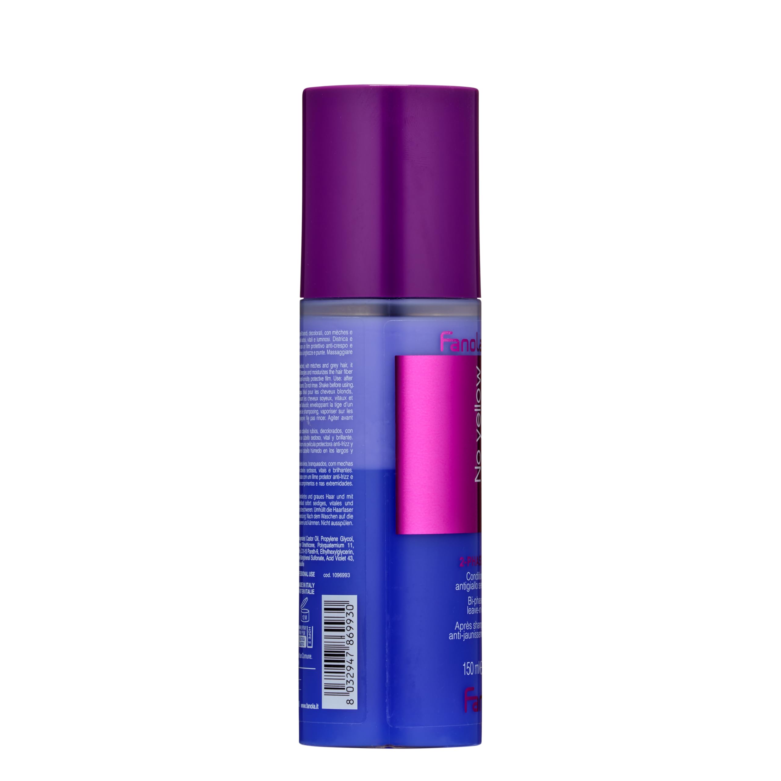 fanola-no-yellow-bi-phase-leave-in-conditioner-spray-150-ml image 3