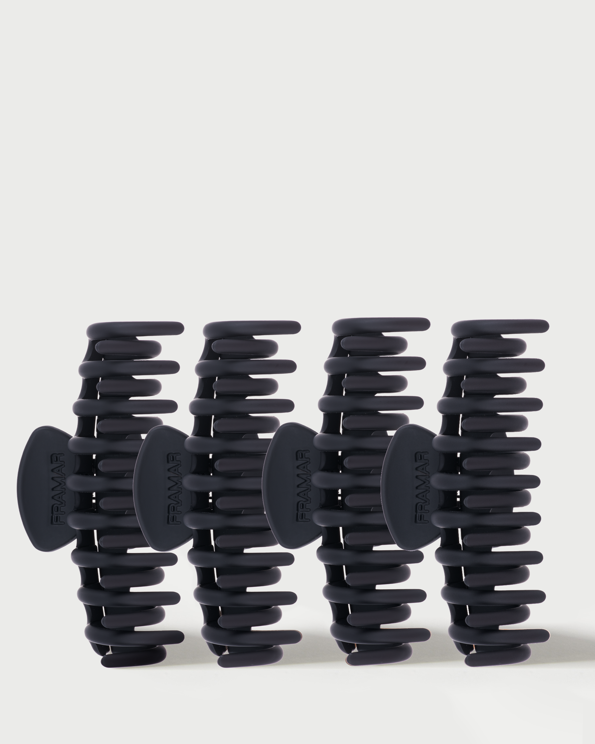 framar-claw-clips-black-4-pezzi-mollette-a-pinza-nere-opache image 1