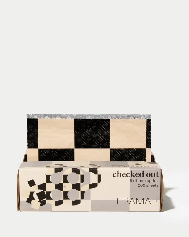 framar-checked-out-8x11-pop-up-foil-fogli-stagnola-a-quadri-200-pezzi image 1