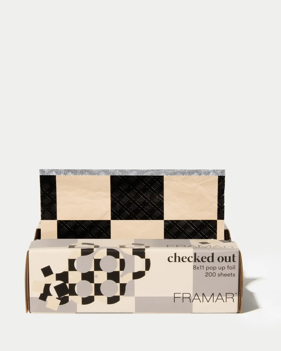 framar-checked-out-8x11-pop-up-foil-fogli-stagnola-a-quadri-200-pezzi image 1