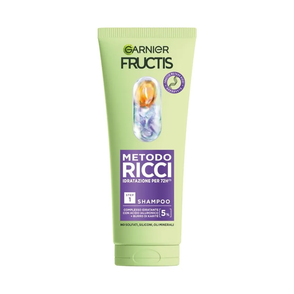 garnier-fructis-metodo-ricci-shampoo-idratante-200-ml image 1