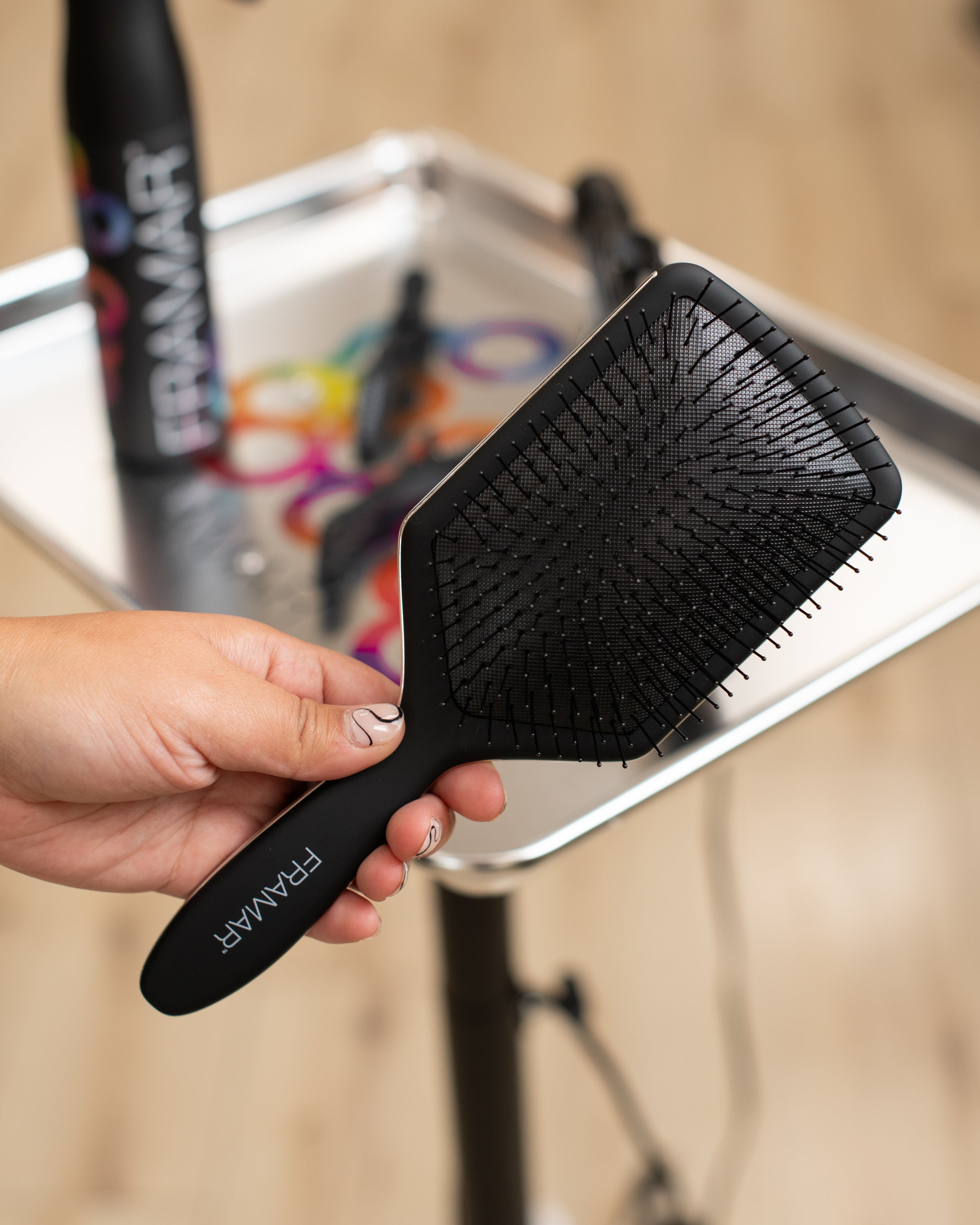 framar-black-to-the-future-paddle-brush-districante-nera image 6
