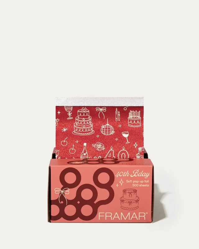 framar-40th-birthday-foil-pop-up-5x11-500-fogli-edizione-limitata image 1