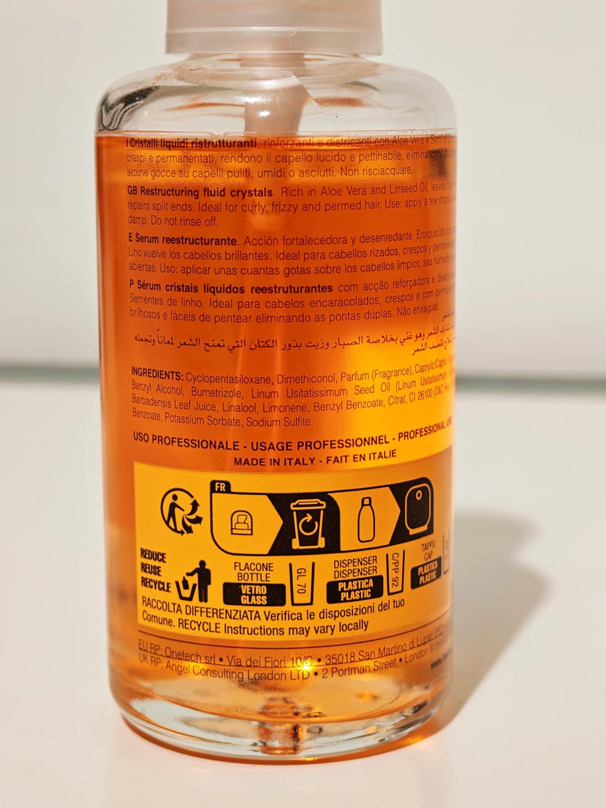 Salvavita per ricci e tinte