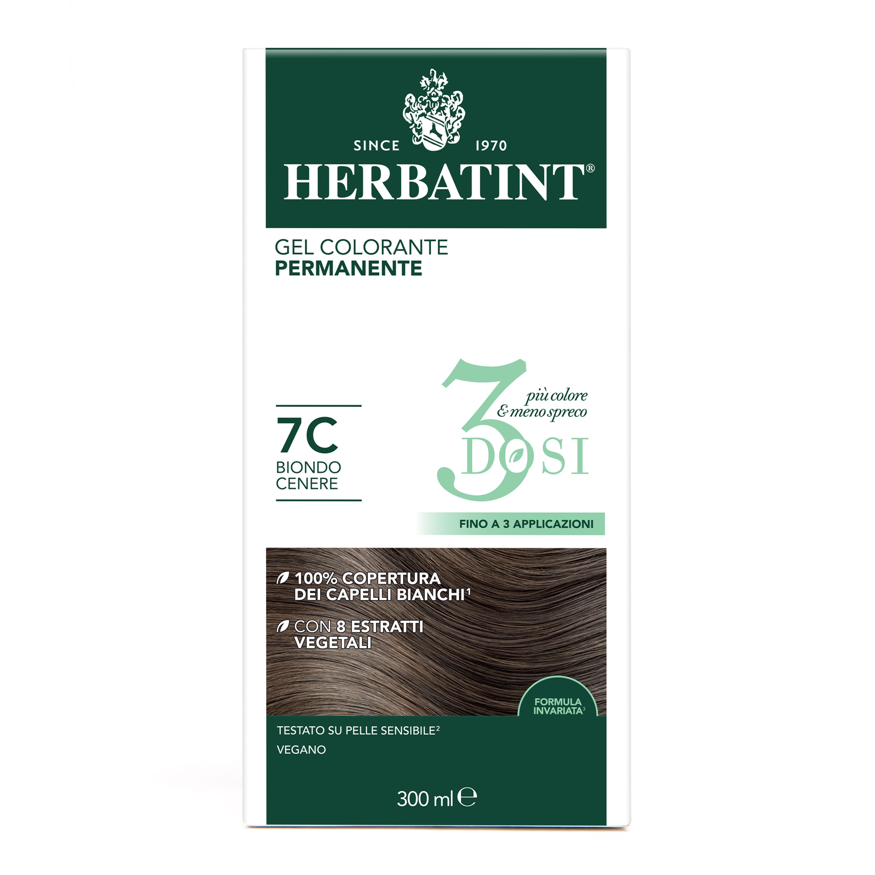 herbatint-gel-colorante-permanente-3-dosi-7c-biondo-cenere-300-ml image 3