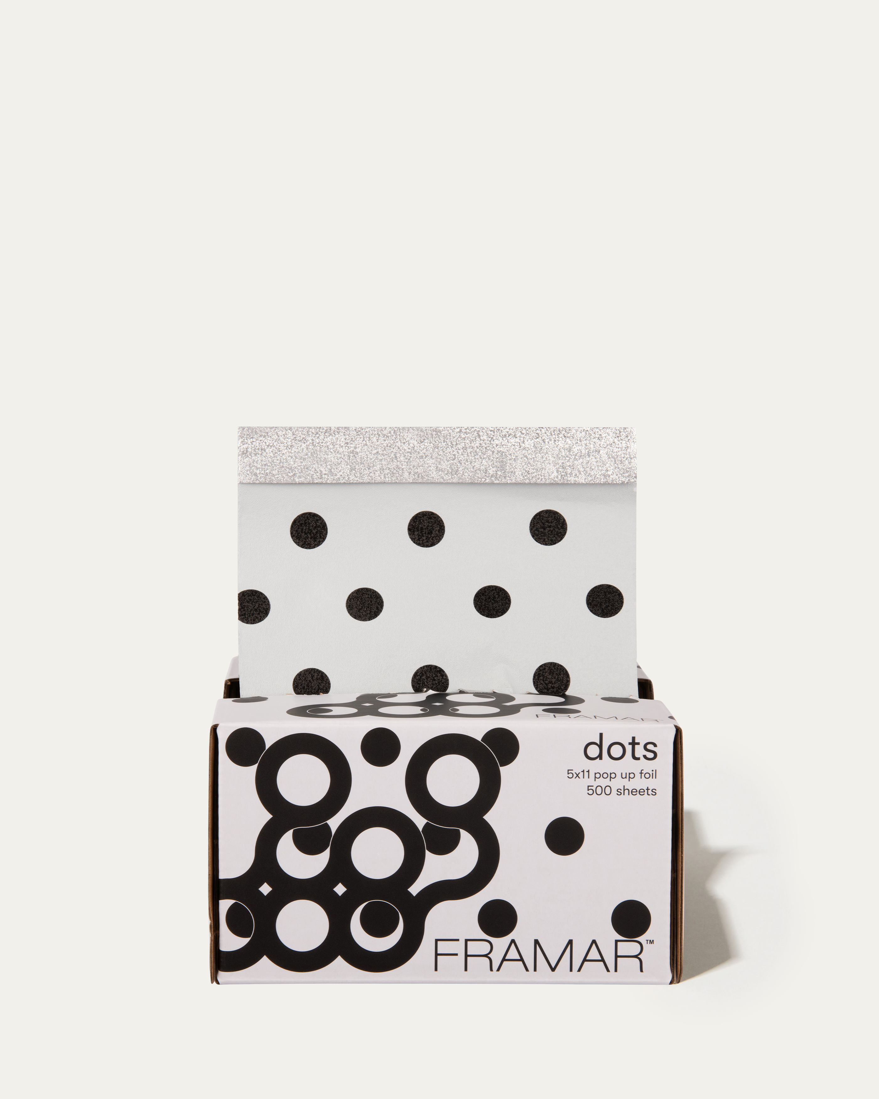 framar-5x11-pop-up-foil-black-white-dots image 1