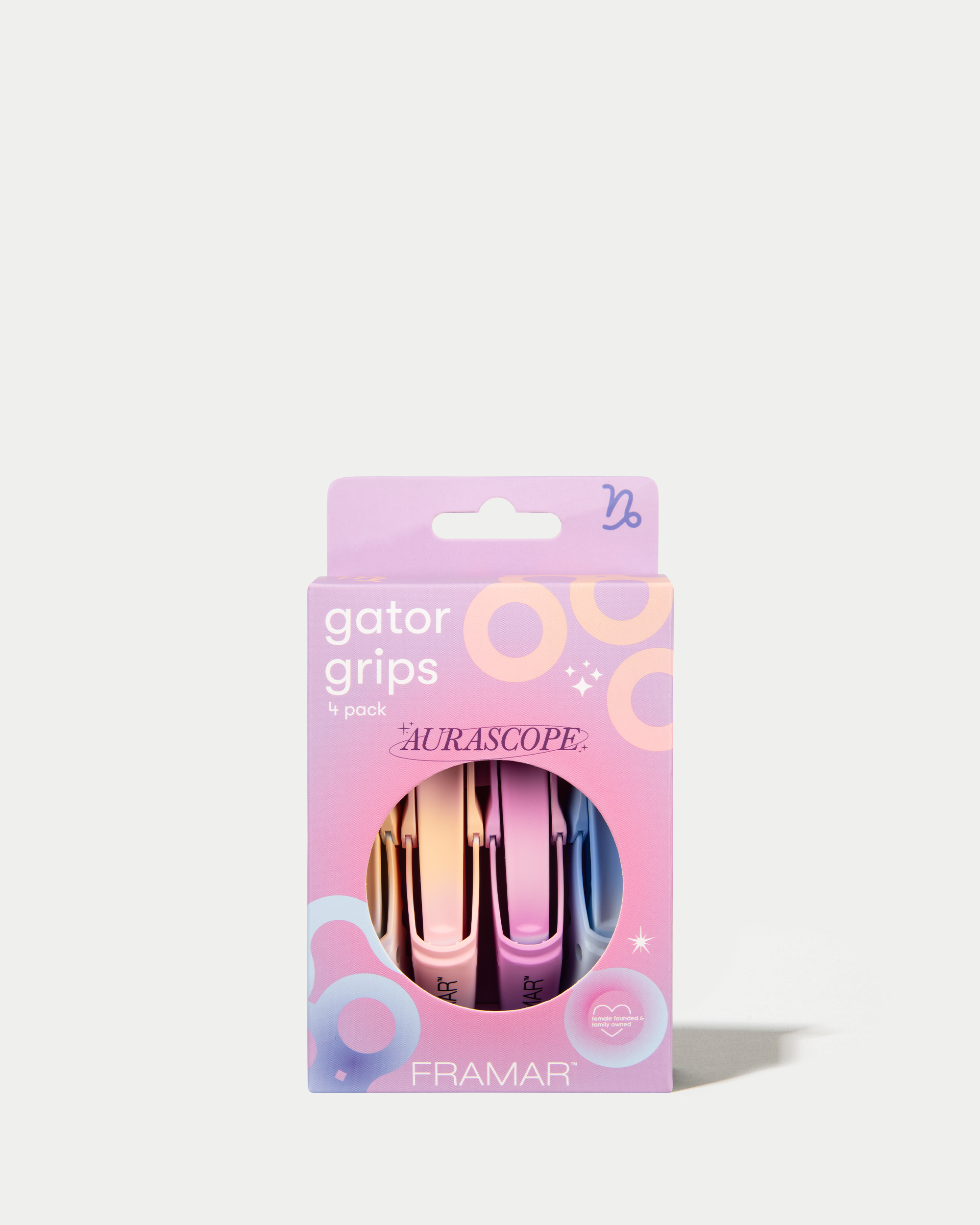 framar-aurascope-gator-grips-mollette-coccodrillo-olografiche-4-pz image 2