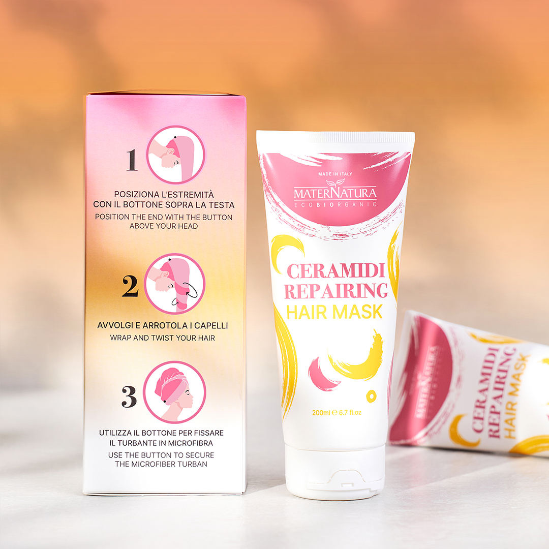 maternatura-hair-therapy-duo-box-maschera-ceramidi-asciugamano-microfibra image 3