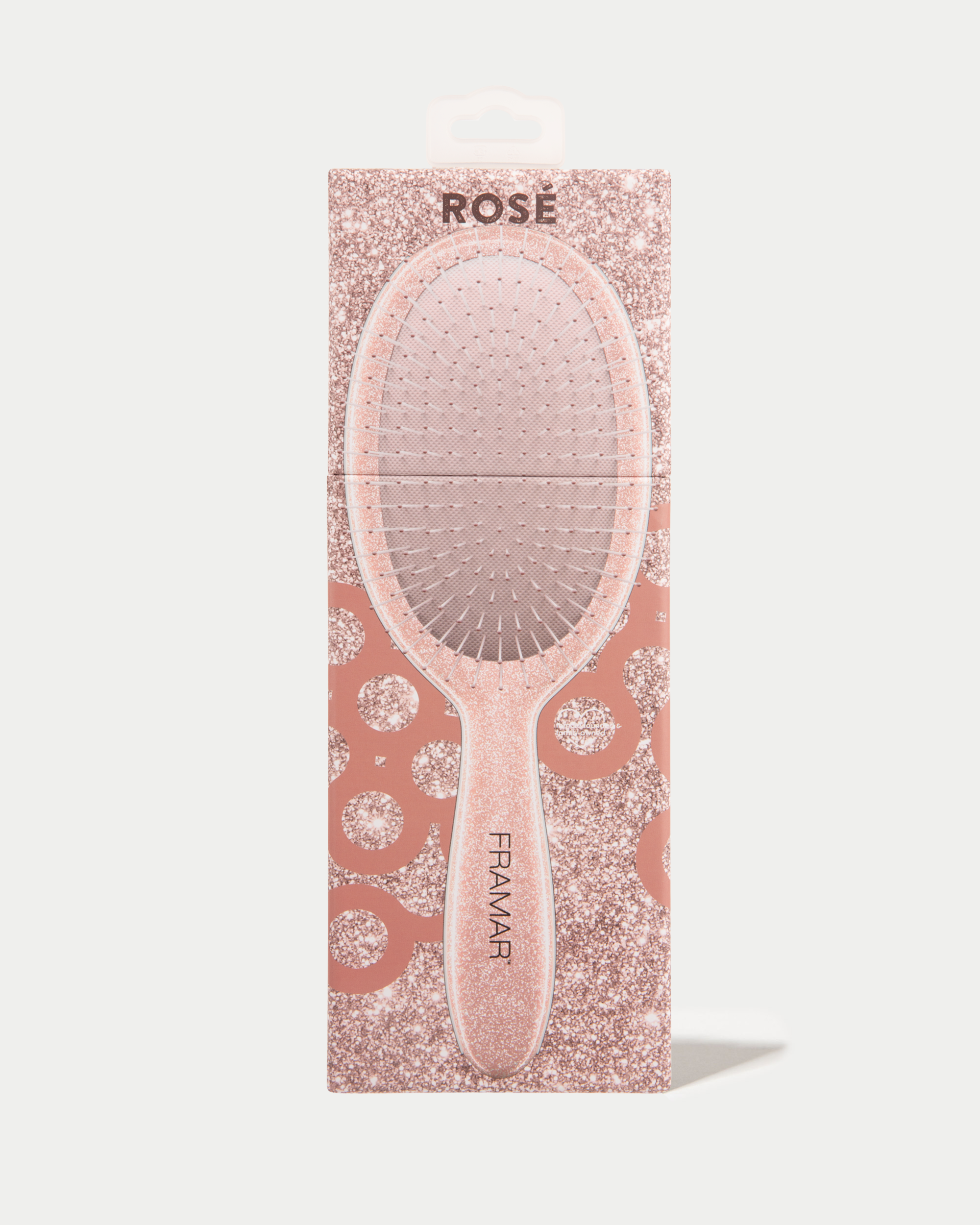 framar-detangle-brush-rose-gold-glitter-spazzola-districante image 2