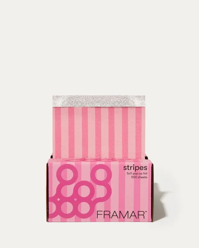 framar-5x11-pop-up-foil-pink-stripes-500-fogli-pre-tagliati image 1