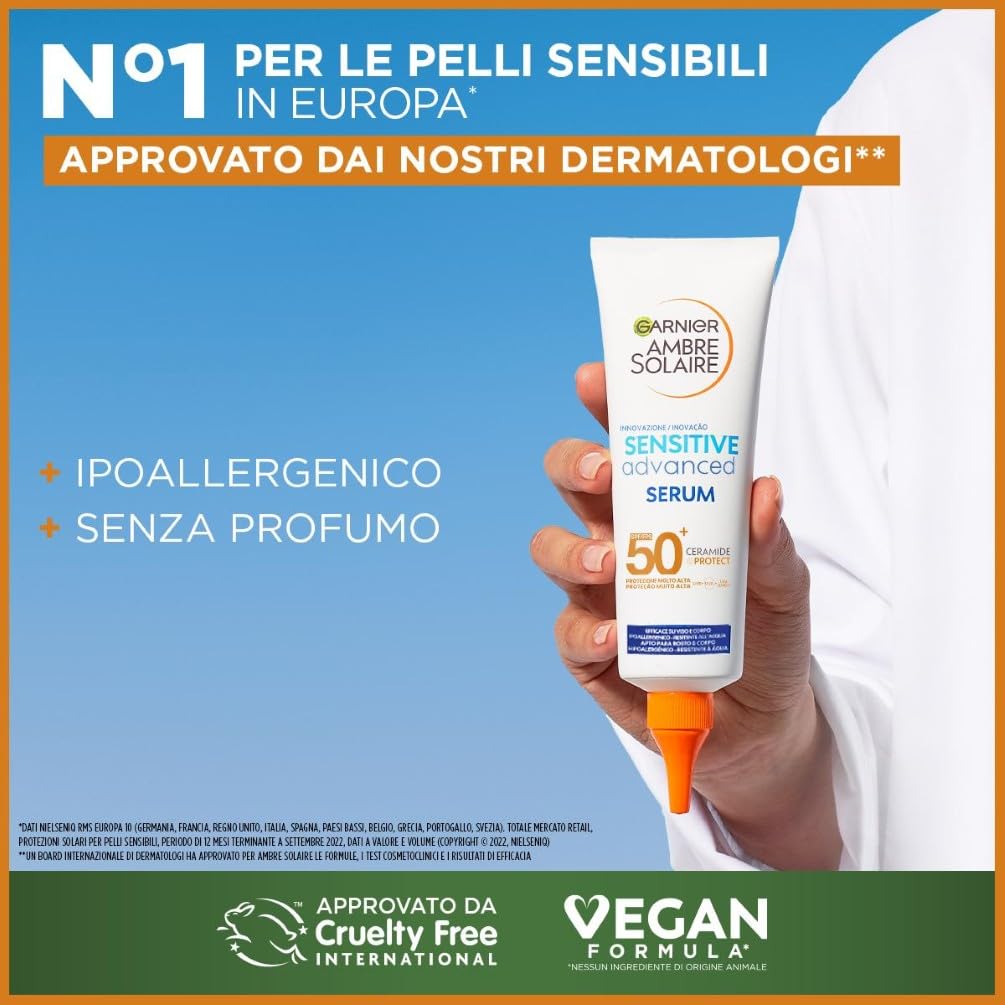 garnier-ambre-solaire-sensitive-advanced-siero-corpo-protettivo-spf50-125-ml-con image 6