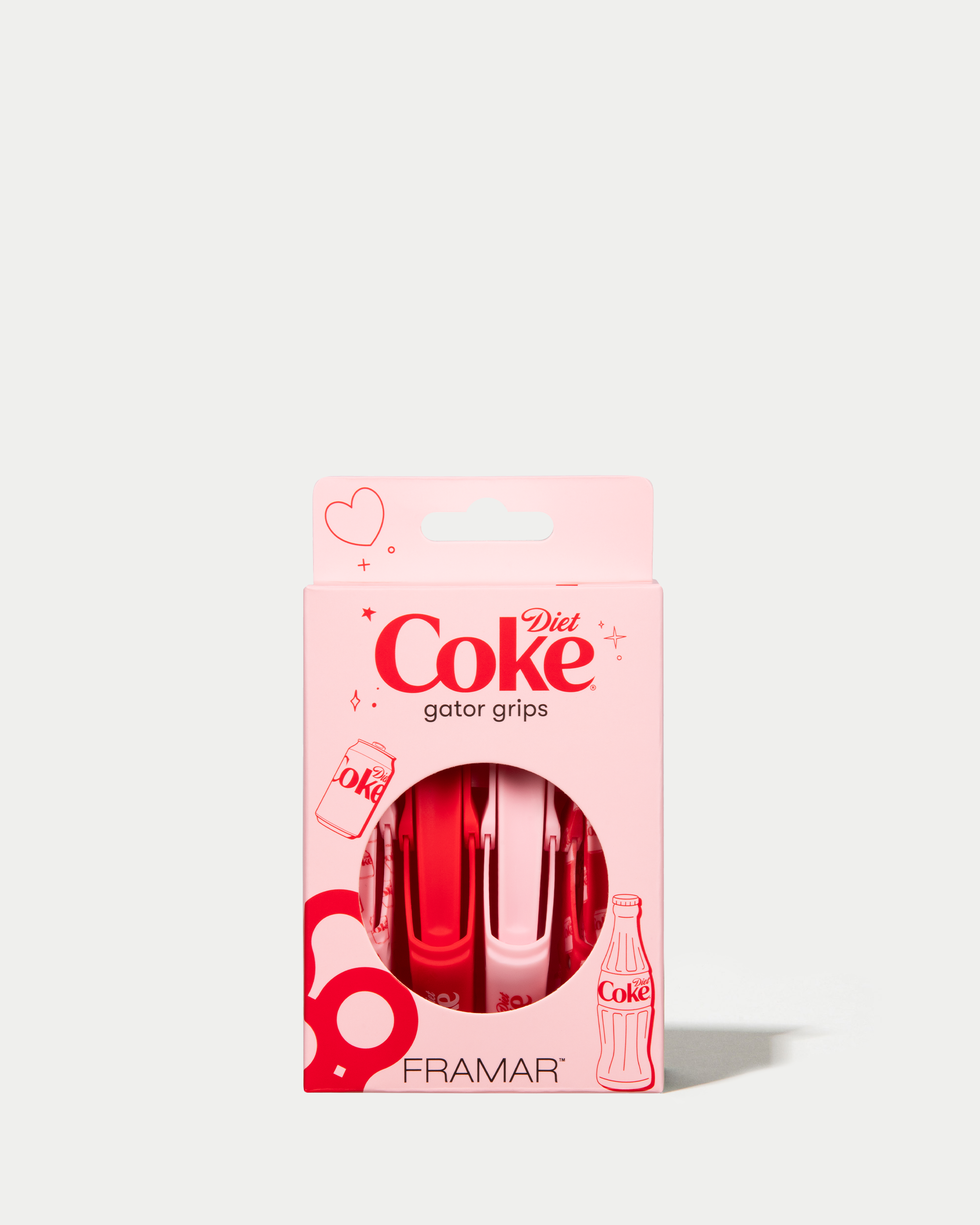 framar-diet-coke-gator-grips-clip-fermasezione-in-gomma-4-pezzi image 2
